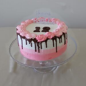 Pink and Chocolate Cake